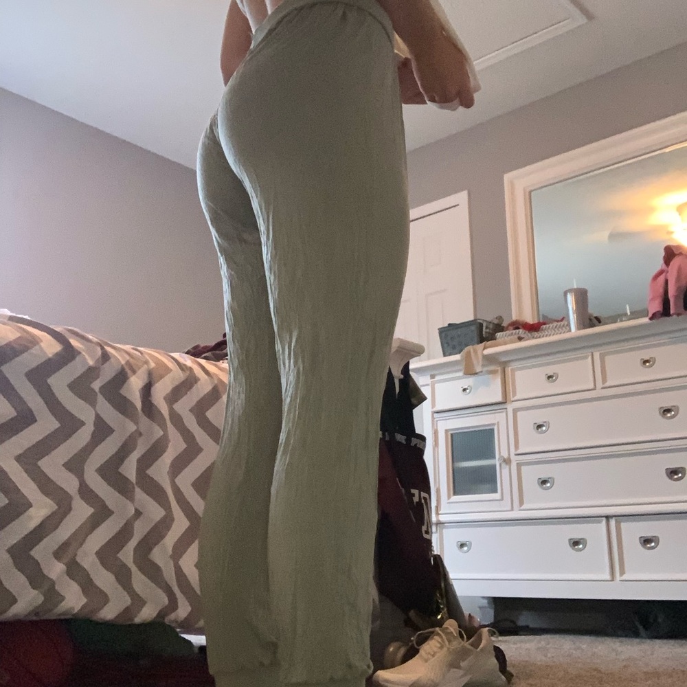Green pants